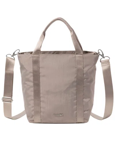 Baggallini Top Carry Handle Small Crossbody Handbag In Gray