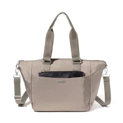 Baggallini Tote Bag With Removable Pouch In Gray