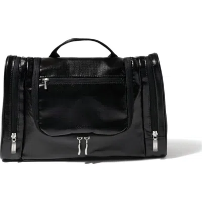 Baggallini Travel Toiletry Kit Cosmetic Bag In Black Gloss Ripstop