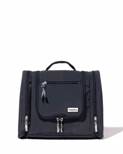 Baggallini Travel Toiletry Kit Cosmetic Bag In Blue