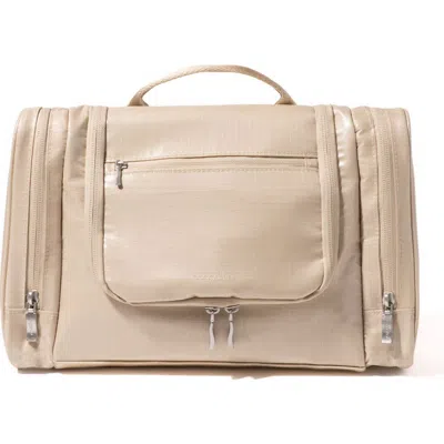 Baggallini Travel Toiletry Kit Cosmetic Bag In Chalk Gloss Ripstop