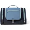 Baggallini Travel Toiletry Kit Cosmetic Bag In French Navy Color Block