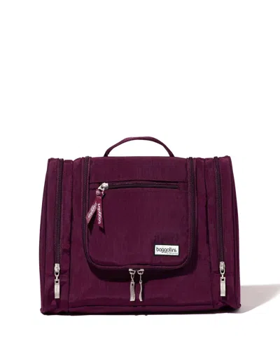 Baggallini Travel Toiletry Kit Cosmetic Bag In Red