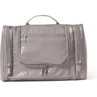Baggallini Travel Toiletry Kit Cosmetic Bag In Sleet Gloss Ripstop