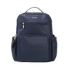 Baggallini Tribeca Expandable Laptop Backpack In French Navy