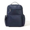 Baggallini Tribeca Expandable Laptop Backpack In French Navy