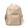 Baggallini Tribeca Expandable Laptop Backpack In Taupe Twill