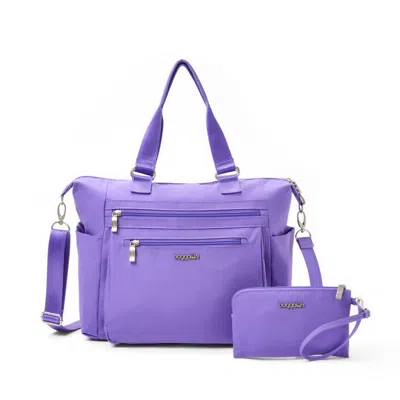 Baggallini Trifecta Convertible Backpack In Purple