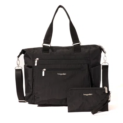 Baggallini Trifecta Convertible Backpack In Black