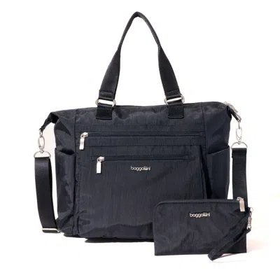 Baggallini Trifecta Convertible Backpack In Blue