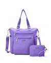 Baggallini Trifecta Convertible Backpack With Rfid Wristlet In Multi