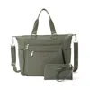 Baggallini Trifecta Convertible Backpack With Rfid Wristlet In Sand