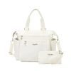 Baggallini Trifecta Convertible Backpack With Rfid Wristlet In White