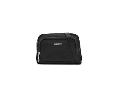Baggallini Trifecta Crossbody Emf Blocking Pocket Cross Body Handbags Black: One Size