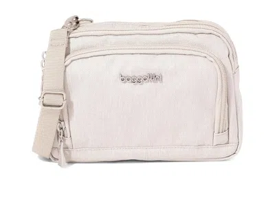 Baggallini Trifecta Rfid Wallet Crossbody Cross Body Handbags Vanilla Heritage: One Size In White