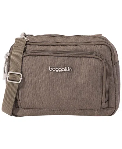 Baggallini Trifecta Small Crossbody Handbag In Animal Print