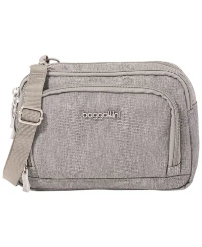 Baggallini Trifecta Small Crossbody Handbag In Animal Print