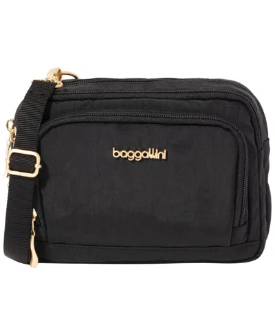 Baggallini Trifecta Small Crossbody Handbag In Animal Print