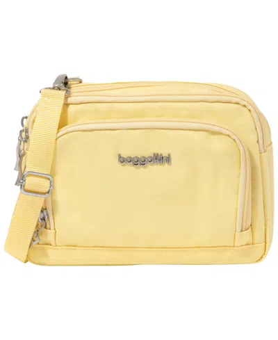 Baggallini Trifecta Small Crossbody Handbag In Yellow