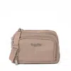 Baggallini Trifecta Wallet Rfid Crossbody In Neutral