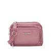 Baggallini Trifecta Wallet Rfid Crossbody In Pink