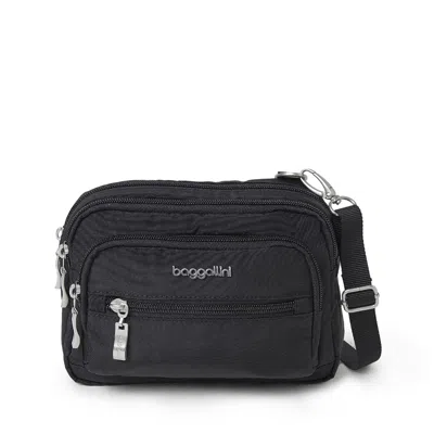 Baggallini Triple Zip Bagg In Black