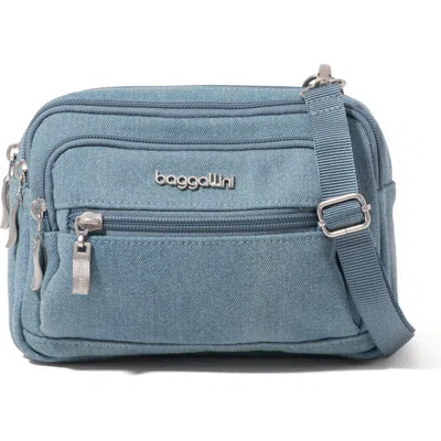 Baggallini Triple Zip Bagg Small Crossbody Bag