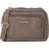 Baggallini Triple Zip Small Convertible Crossbody Bag