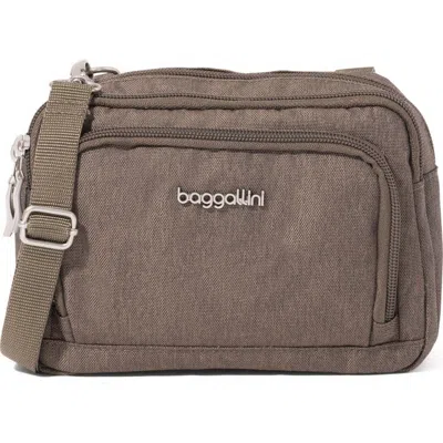 Baggallini Triple Zip Small Convertible Crossbody Bag