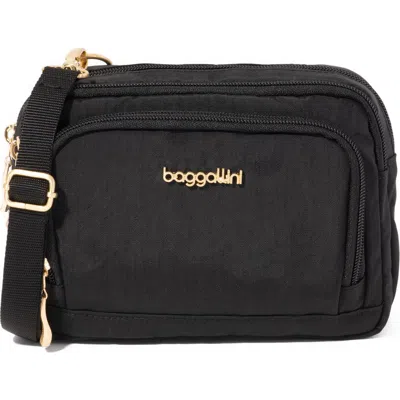 Baggallini Triple Zip Small Convertible Crossbody Bag