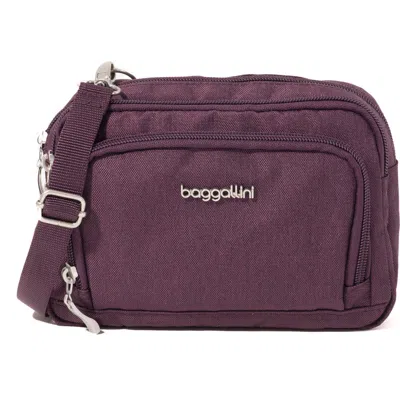 Baggallini Triple Zip Small Convertible Crossbody Bag
