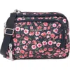 Baggallini Triple Zip Small Convertible Crossbody Bag