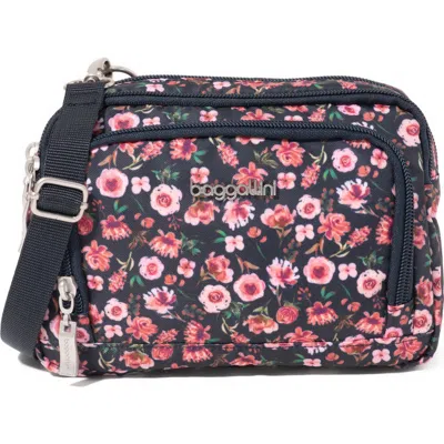 Baggallini Triple Zip Small Convertible Crossbody Bag