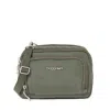 Baggallini Triple Zip Small Convertible Crossbody Bag In Sand