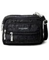 Baggallini Triple Zip Women's Crossbody In Black