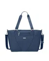 Baggallini Women's Avenue Tote Bag With Crossbody Strap In Blue