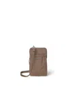 Baggallini Women's Bryant Pouch Rfid Mini Crossbody Bag In Brown