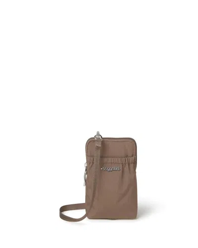 Baggallini Women's Bryant Pouch Rfid Mini Crossbody Bag In Brown
