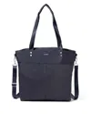 Baggallini Women's Carryall Laptop Tote Crossbody Bag In Blue