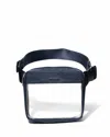 Baggallini Women's Clear Stadium Belt Bag Festival Crossbody Sling In Blue