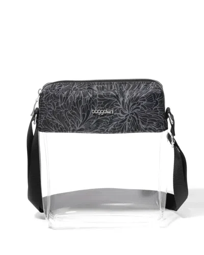 Baggallini Women's Clear Stadium Crossbody Festival Event Bag In Multi
