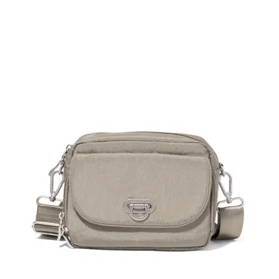 Baggallini Women's Coastal Flip Lock Camera Bag Crossbody In Neutral