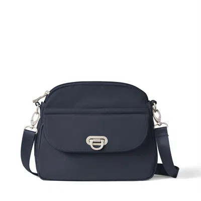 Baggallini Women's Coastal Flip Lock Crossbody Bag In Black