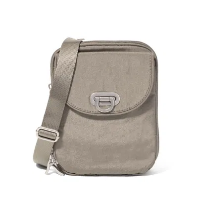 Baggallini Women's Coastal Flip Lock Venture Crossbody Bag In Neutral