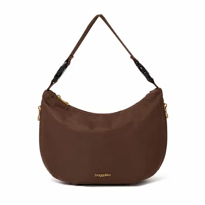Baggallini Women's Crescent Convertible Hobo Bag In Brown