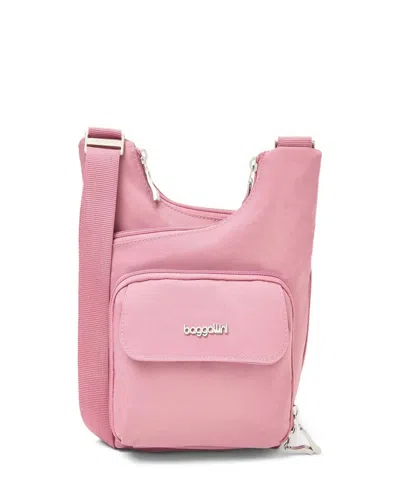 Baggallini Women's Criss Cross Bag Crossbody Bag In Pink
