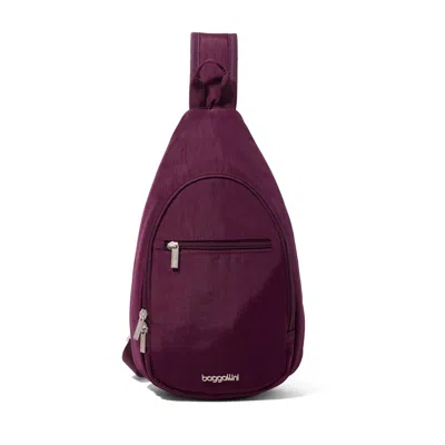 Baggallini Women's Daily Sling Bag In Burgundy
