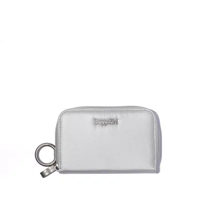 Baggallini Women's Deluxe Card Case Wallet In Silver