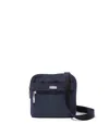 Baggallini Women's Double Zip Medium Crossbody Bag In Blue