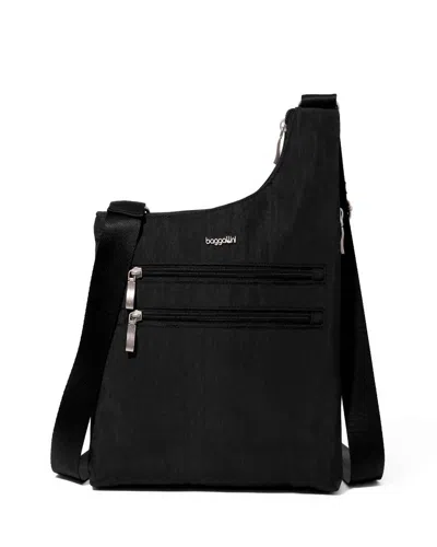 Baggallini Women's Drift Slim Crossbody In Black